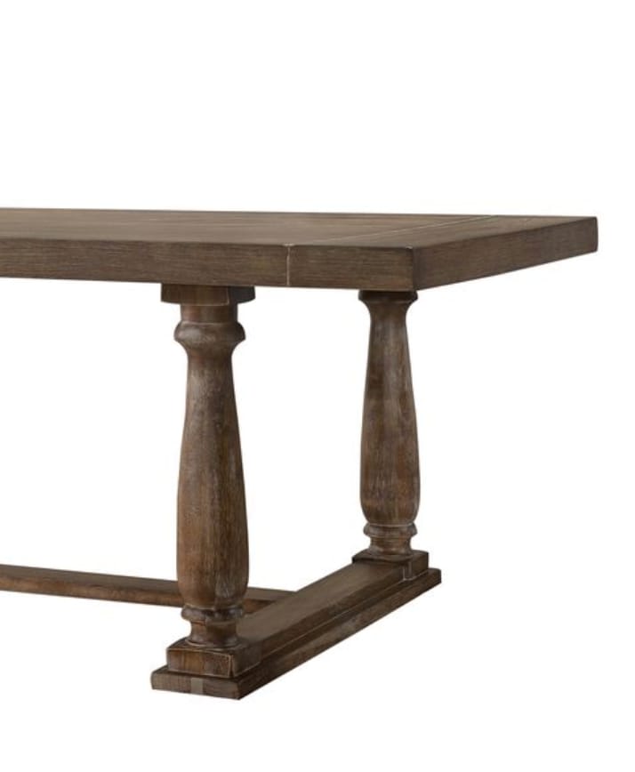 Oak Trestle Dining Table - 48" x 84"