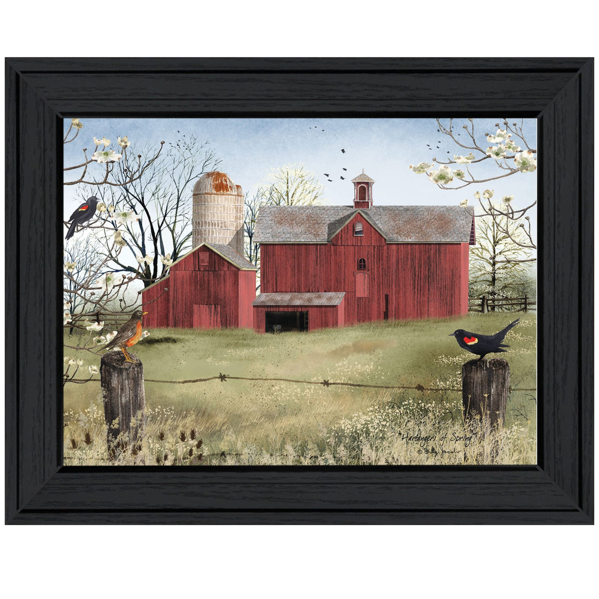 Black Framed Print Wall Art for Modern Interior Decor