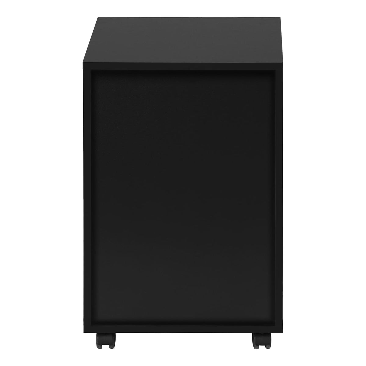 Black Rolling File Cabinet - Printer Stand Storage