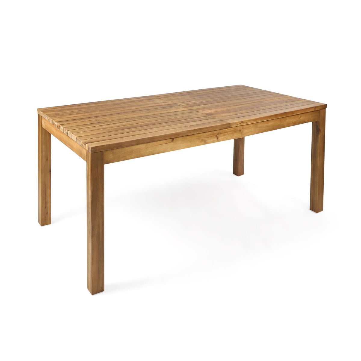 Teak Acacia Wood Dining Set - 6 Seat Patio Table