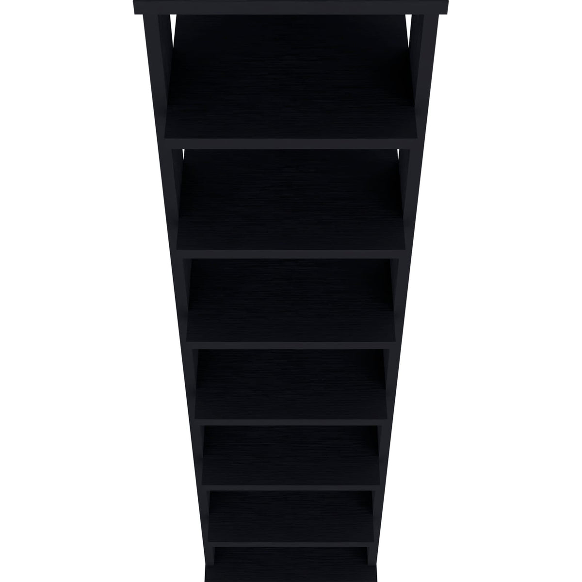 Wenge 7-Tier Tall Shoe Rack - Bedroom Storage for Living Room