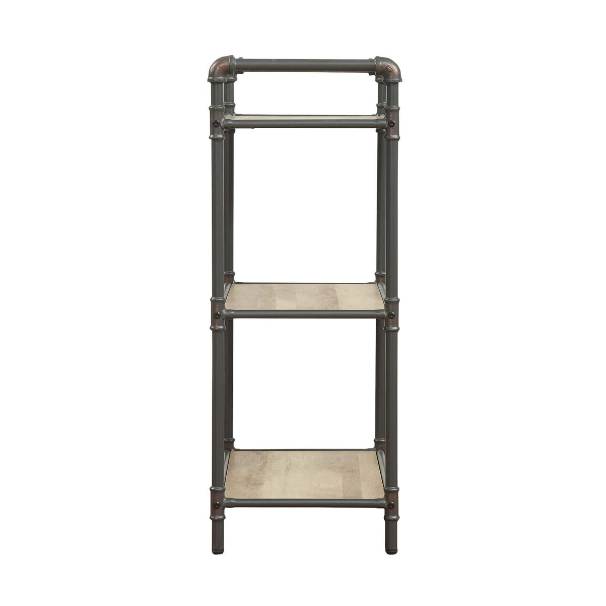 3 Tier Tall Bookshelf - Ancient Oak Gray MDF