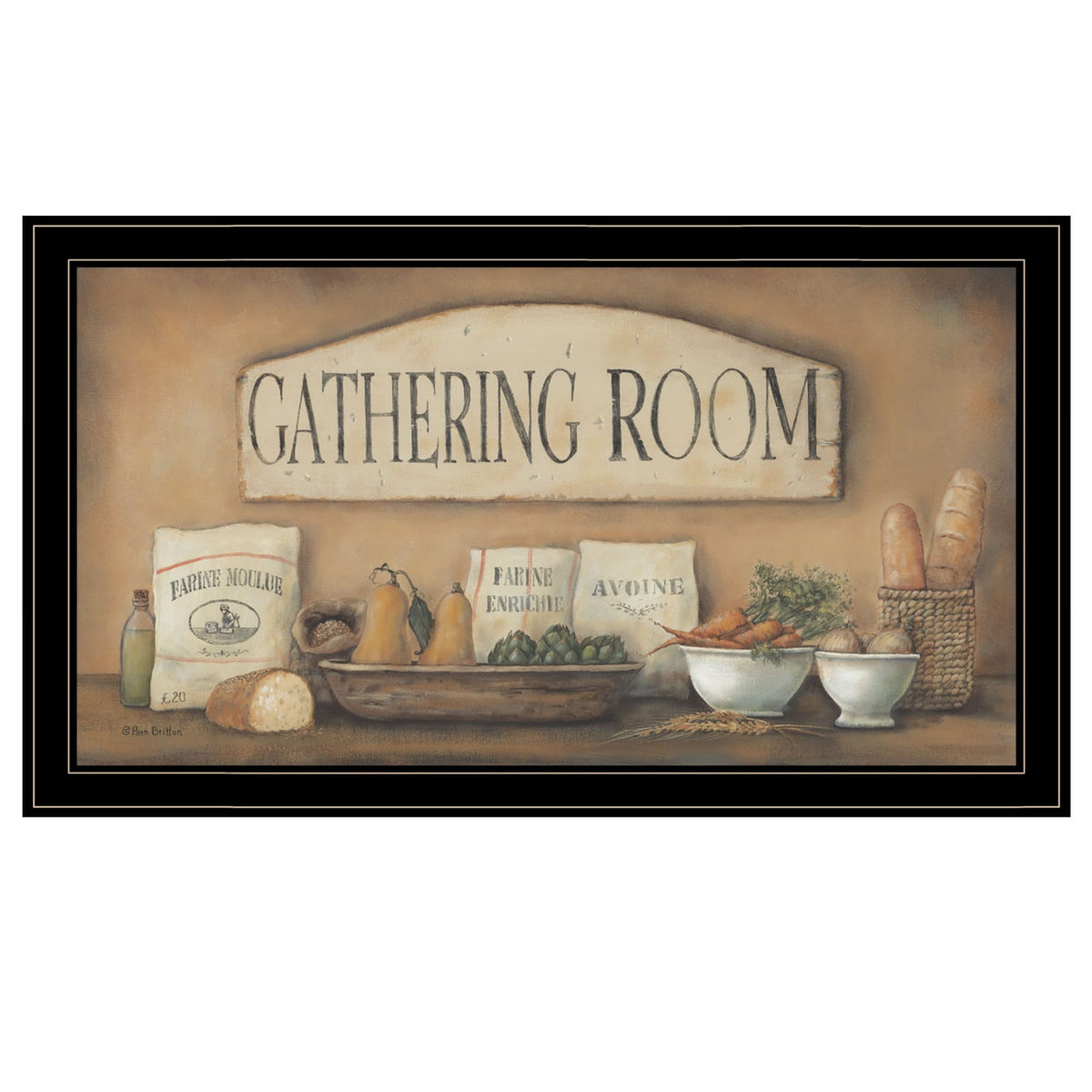 Black Framed Wall Art for Modern Bedroom Decor