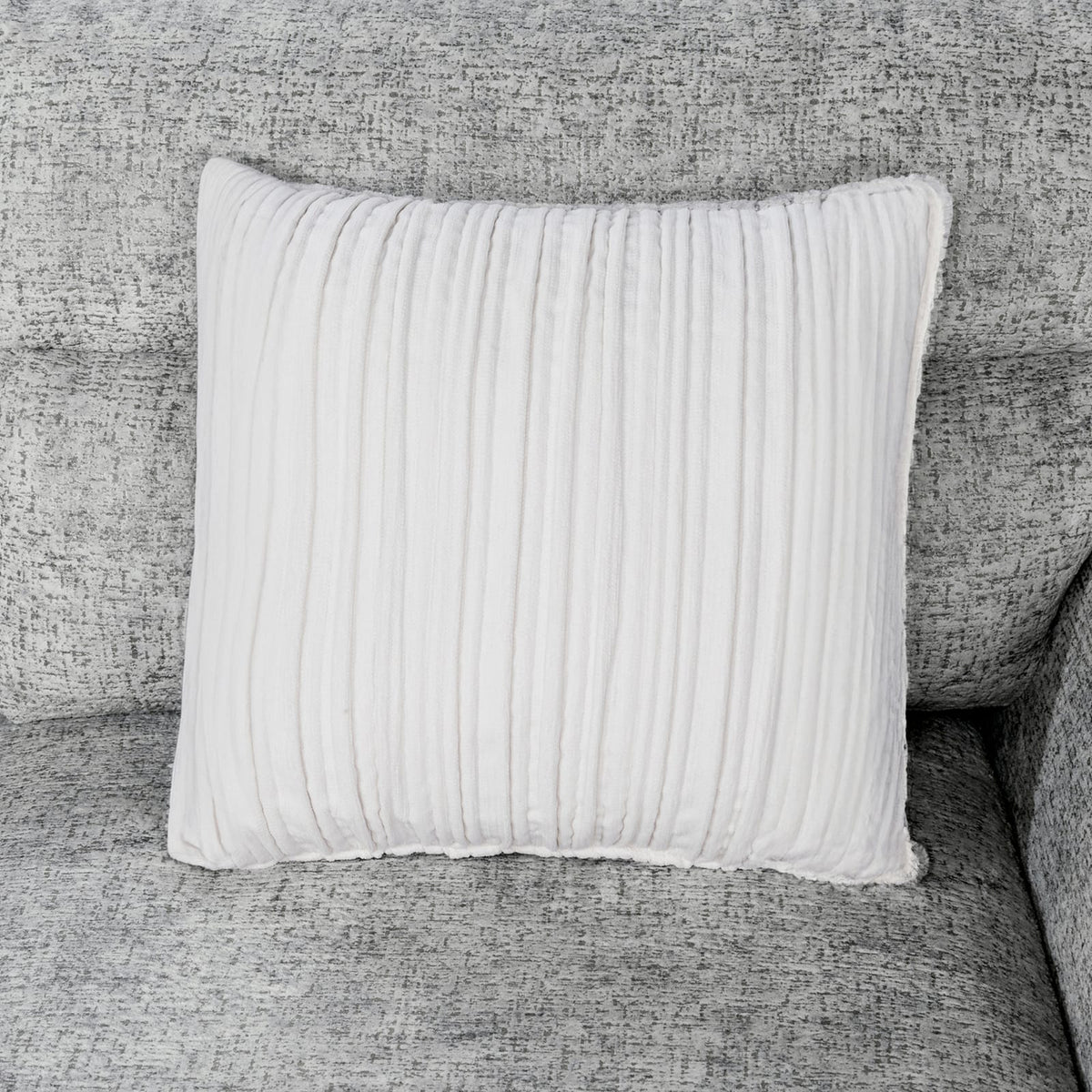 Emiliano Nickel Sectional - Comfort & Storage
