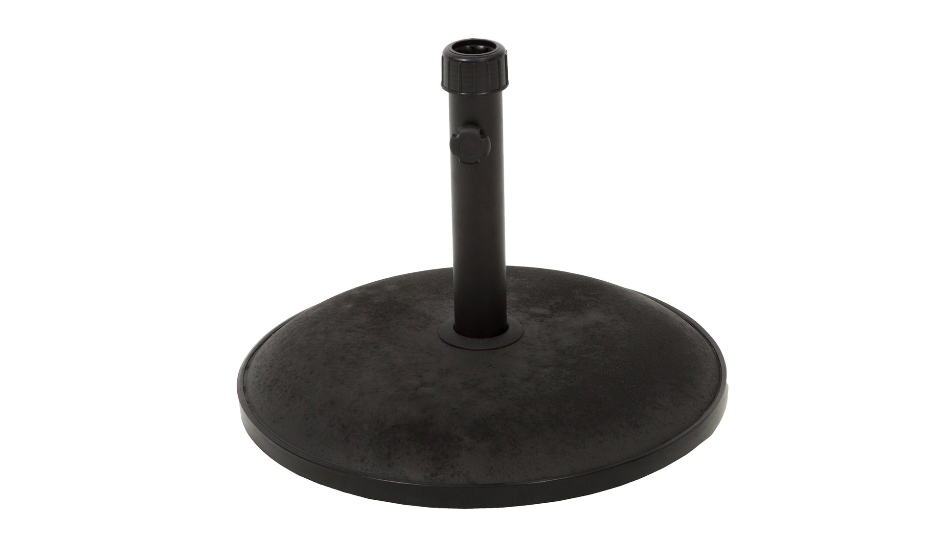 Black Concrete Umbrella Base - Weather-Ready Shade