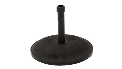 Black Concrete Umbrella Base - Weather-Ready Shade