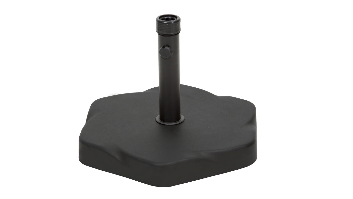 Hexagonal Concrete Iron Umbrella Base - 66lbs
