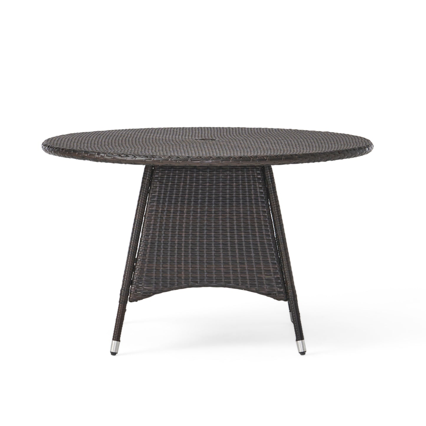 CORSICA RD Dining Table - Brown Wicker Outdoor Table