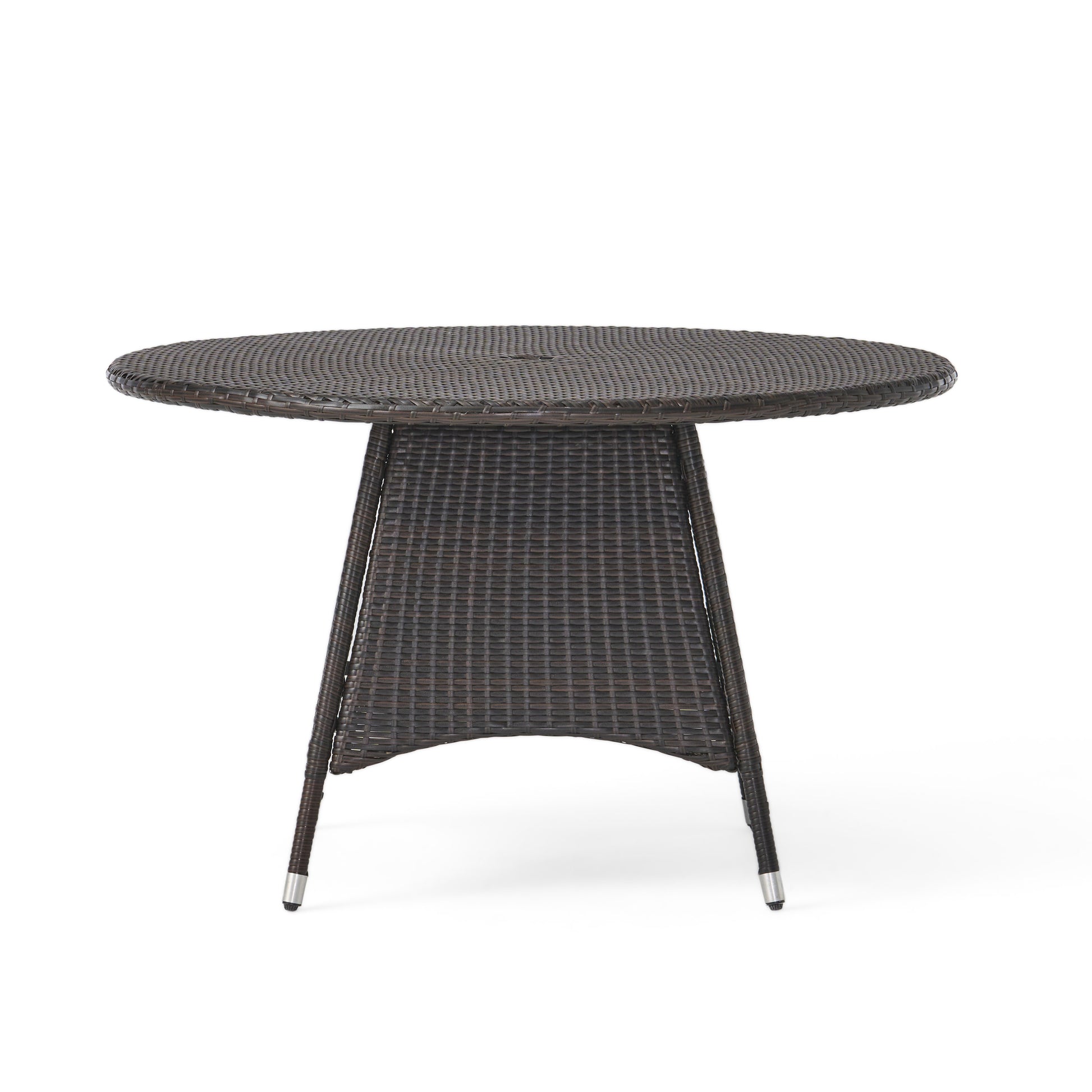 CORSICA RD Dining Table - Brown Wicker Outdoor Table