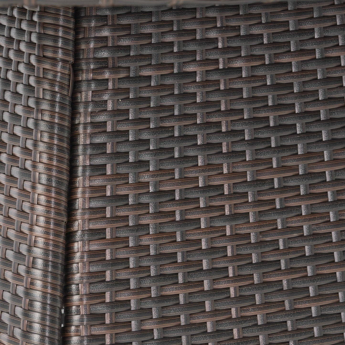 CORSICA RD Dining Table - Brown Wicker Outdoor Table