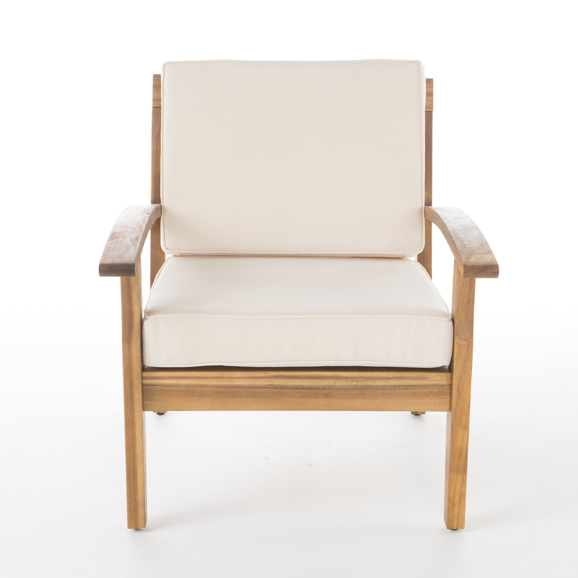 Peyton Club Chair Set - Teak Acacia Wood Patio Furniture