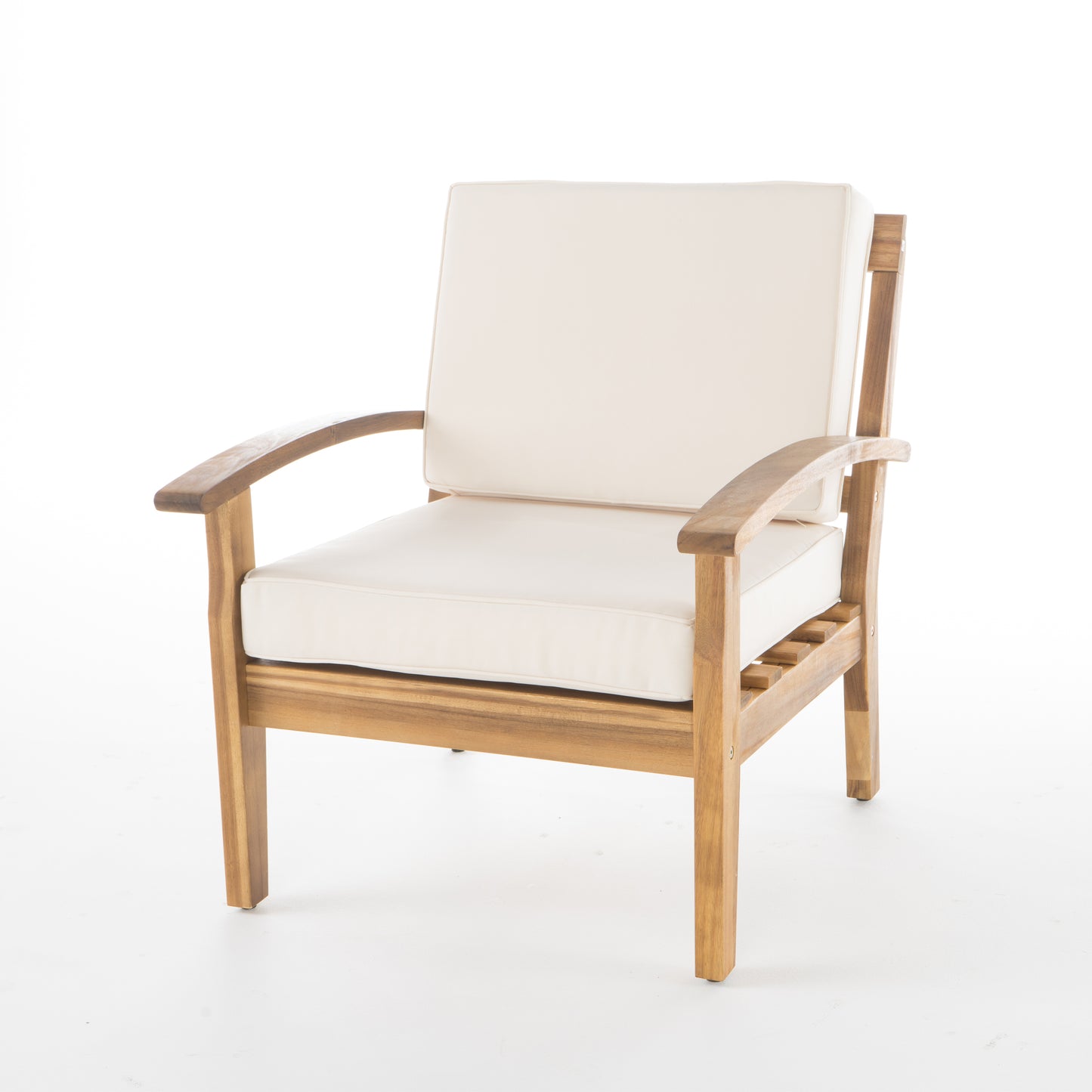 Peyton Club Chair Set - Teak Acacia Wood Patio Furniture