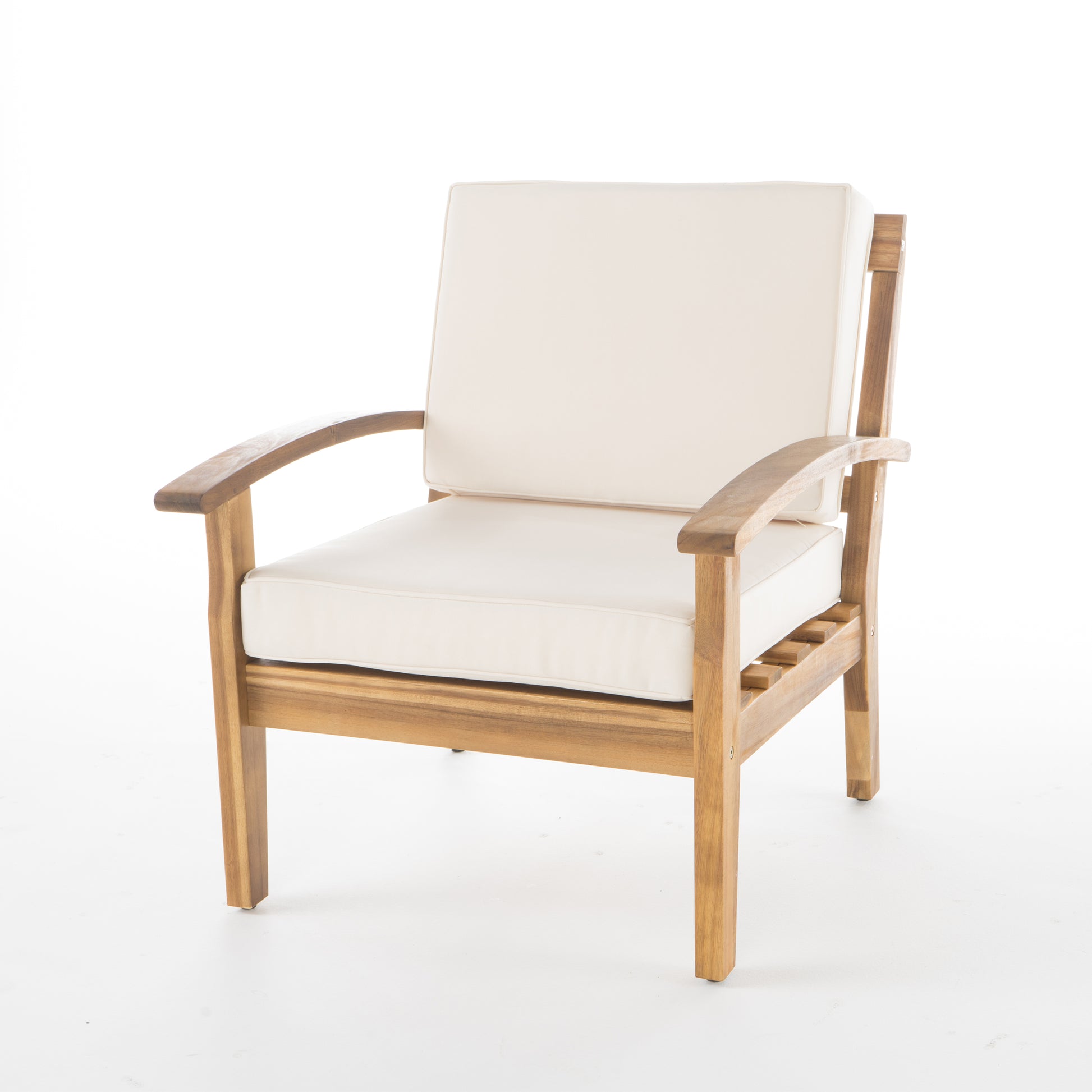 Peyton Club Chair Set - Teak Acacia Wood Patio Furniture