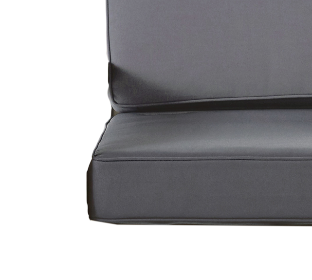 GRENADA Club Chair Skin - Dark Grey Waterproof Patio Set