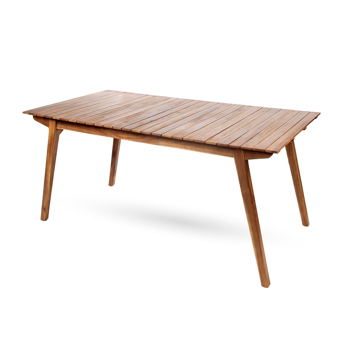 Teak Acacia Wood Outdoor Dining Table 69"