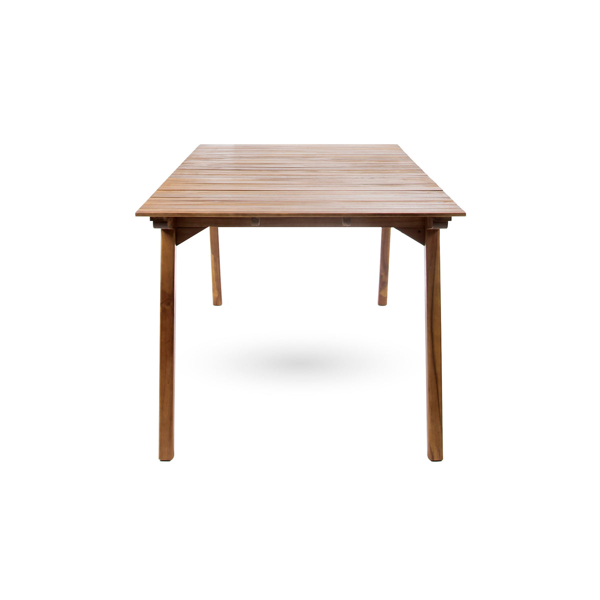Teak Acacia Wood Outdoor Dining Table 69"