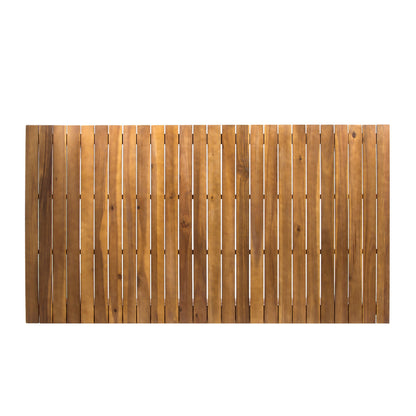 Teak Acacia Wood Outdoor Dining Table 69"