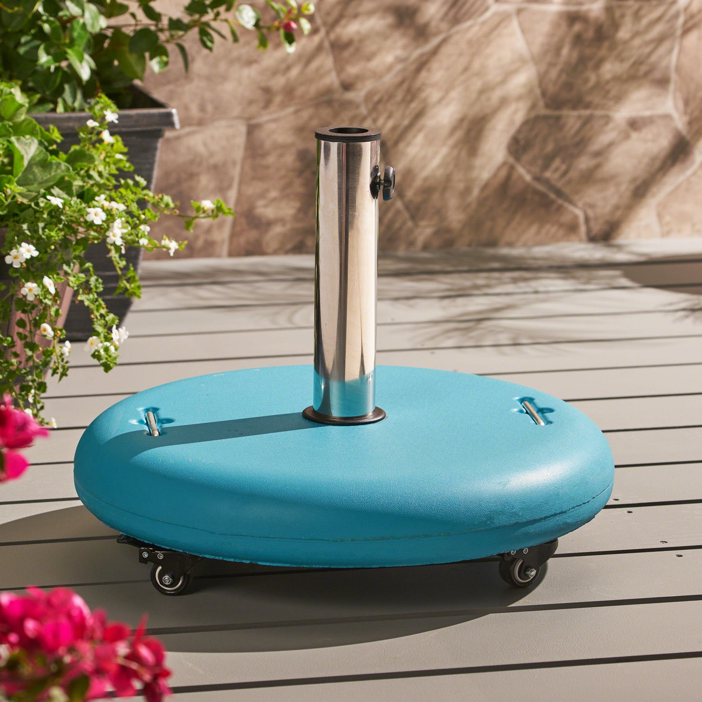 WHEELIE UMBRELLA BASE - ROUND