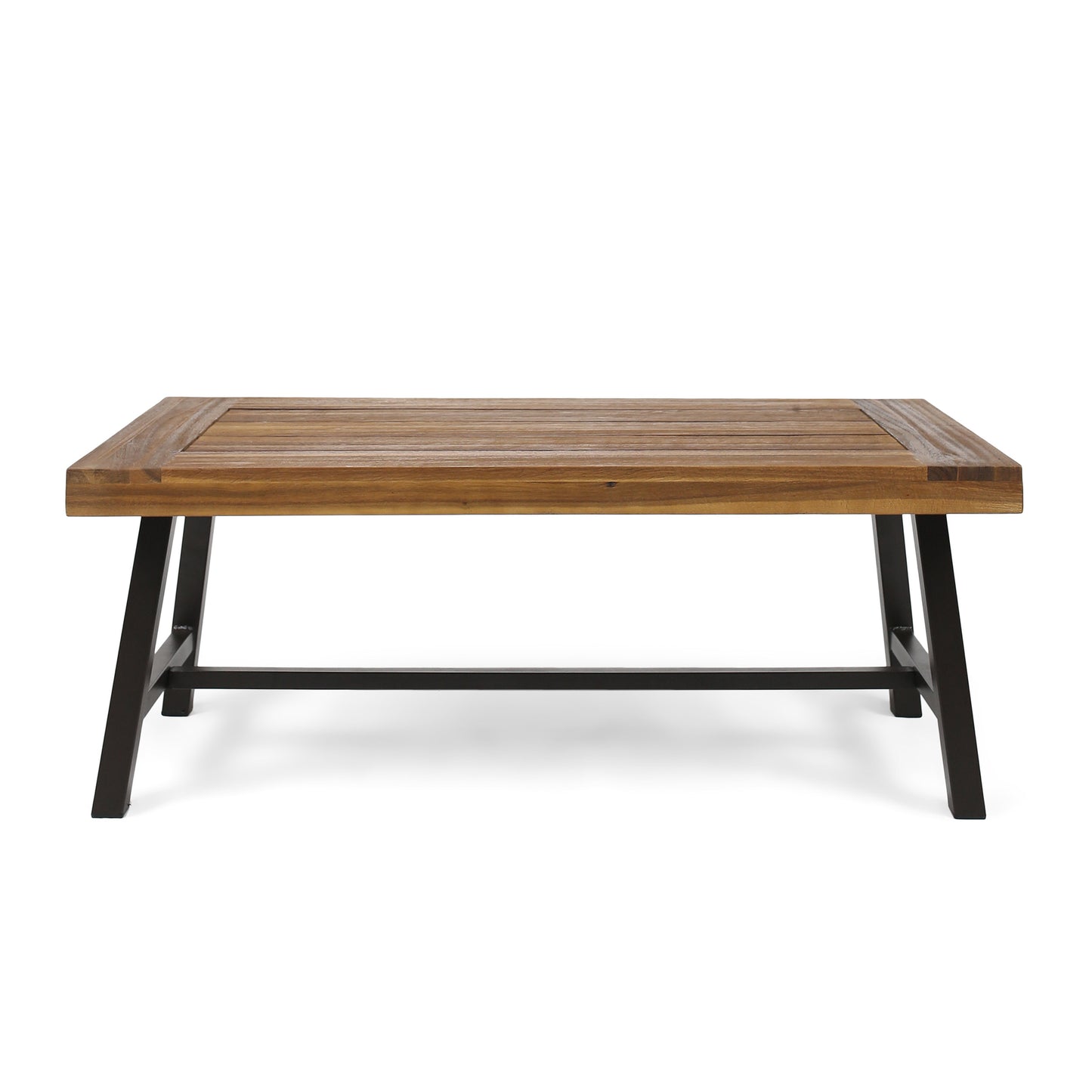 Natural Acacia Wood Coffee Table - Outdoor Patio Table