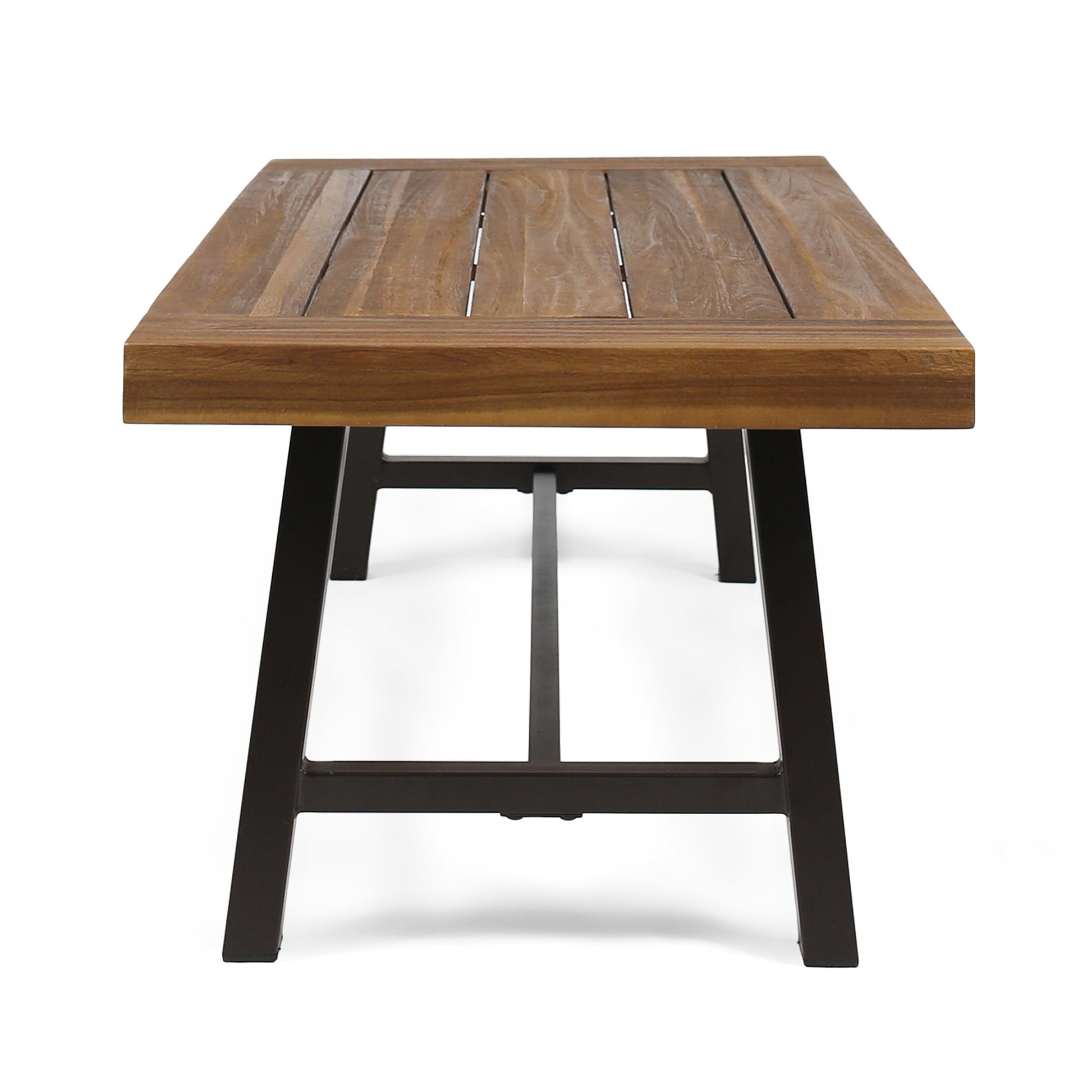 Natural Acacia Wood Coffee Table - Outdoor Patio Table