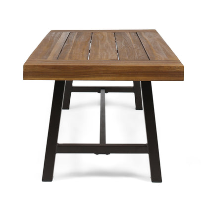 Natural Acacia Wood Coffee Table - Outdoor Patio Table