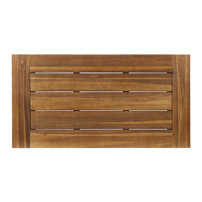 Natural Acacia Wood Coffee Table - Outdoor Patio Table
