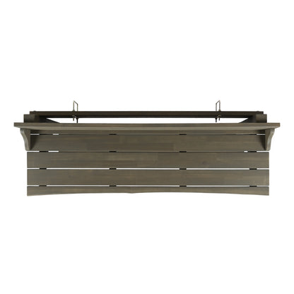 Gray Acacia Wood Balcony Bar Table - Outdoor