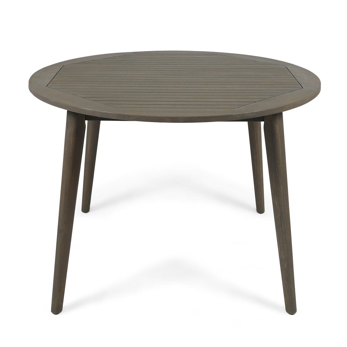 Acacia Wood Dining Table - 47.25" Grey Outdoor Table