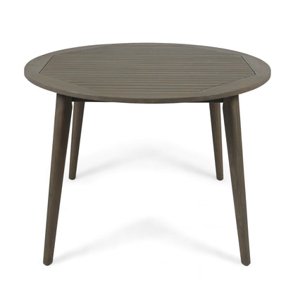 Acacia Wood Dining Table - 47.25" Grey Outdoor Table