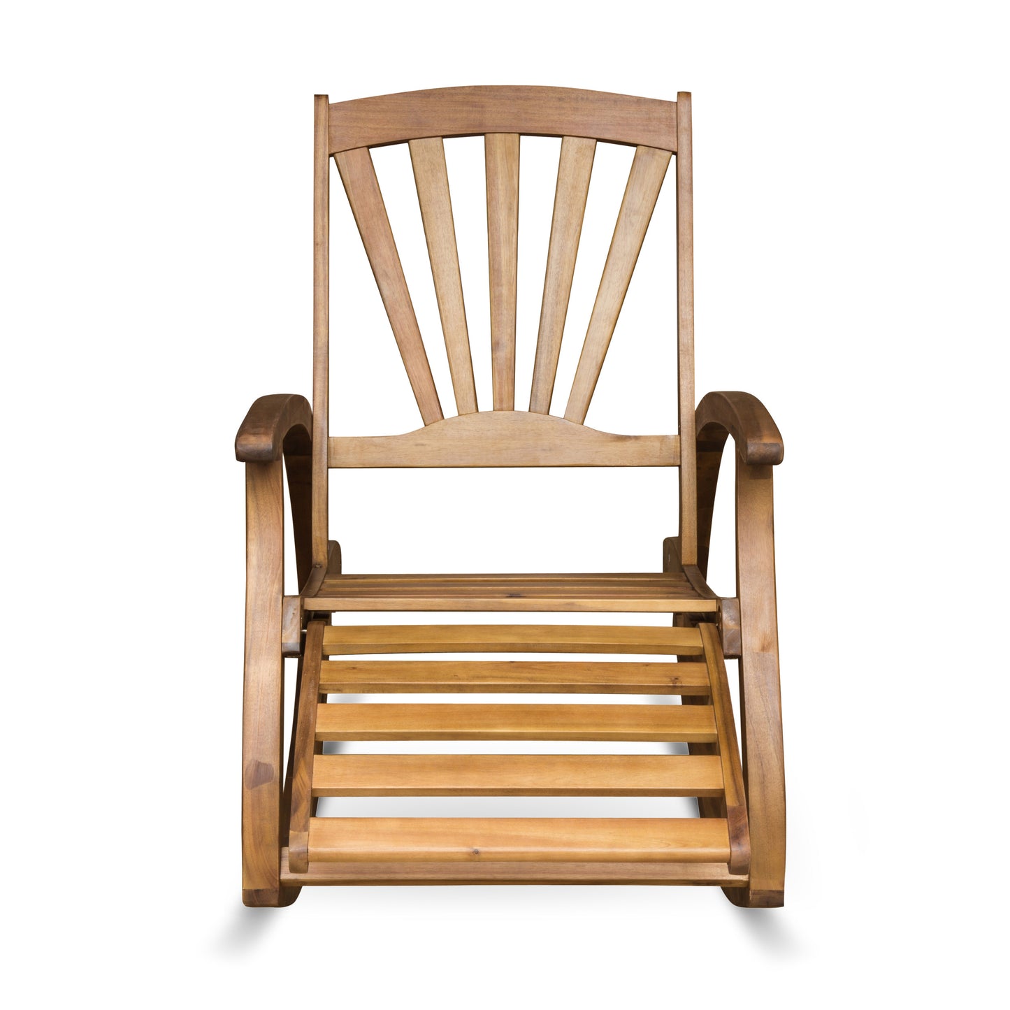 Teak Acacia Rocking Chair - Outdoor Patio Seating