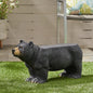 Black MGO Bear Bench - Weather-Resistant Patio Seating