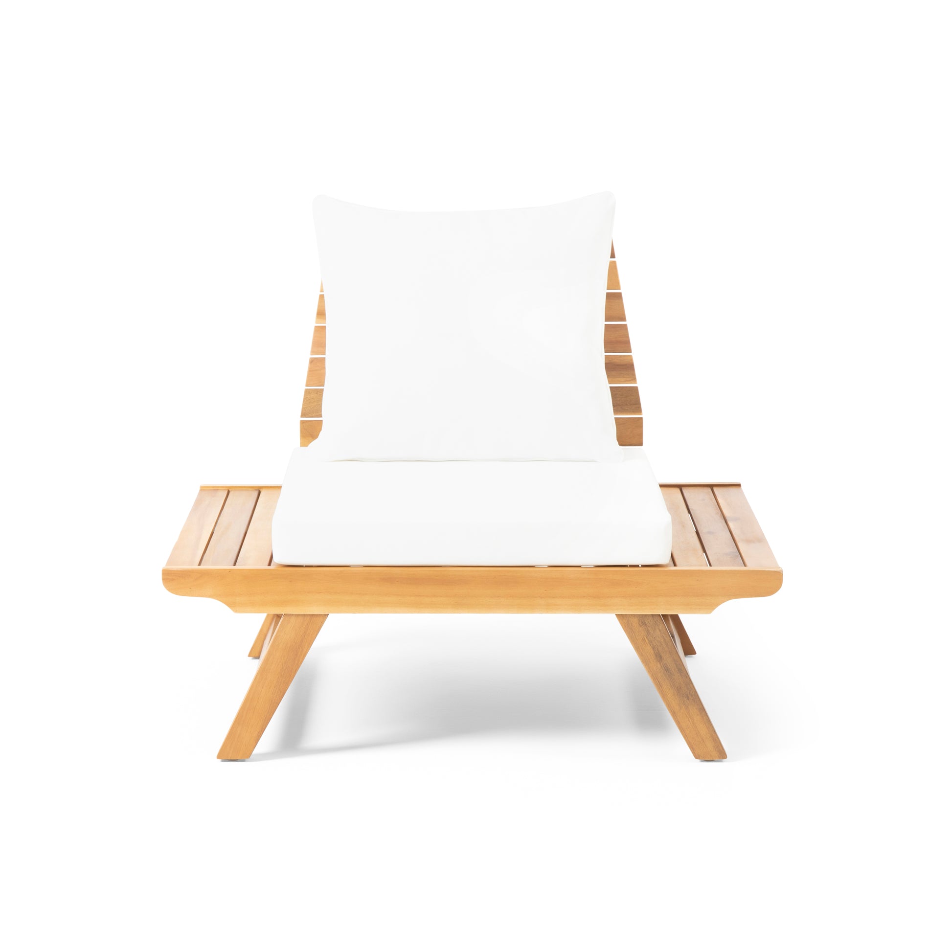 Teak Acacia Wood Outdoor Club Chair for Garden or Poolside Seating