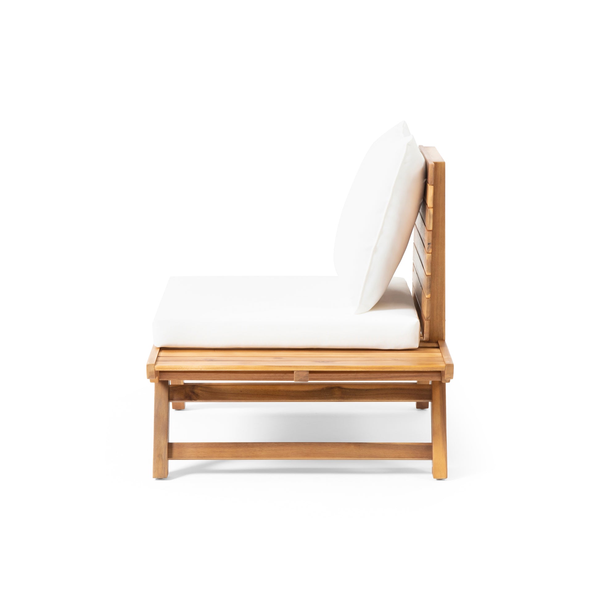 Teak Acacia Wood Outdoor Club Chair for Garden or Poolside Seating