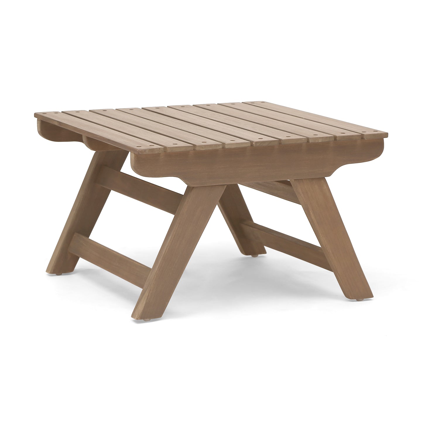 SEDONA Side Table - Grey Acacia Wood Patio Set