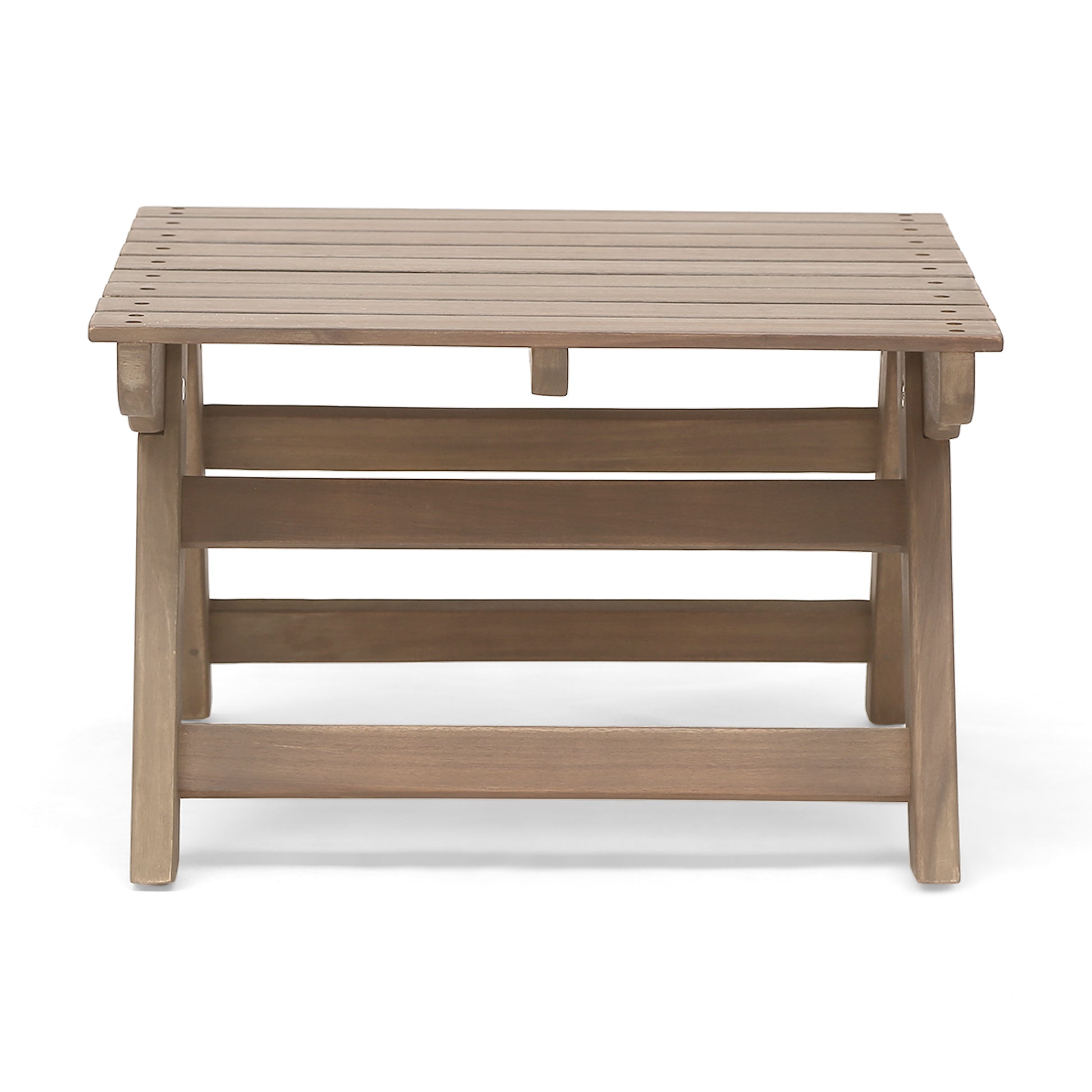 SEDONA Side Table - Grey Acacia Wood Patio Set