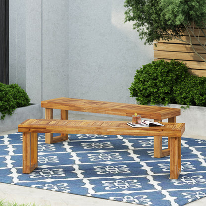 NESTOR BENCH SET OF 2, NATURAL