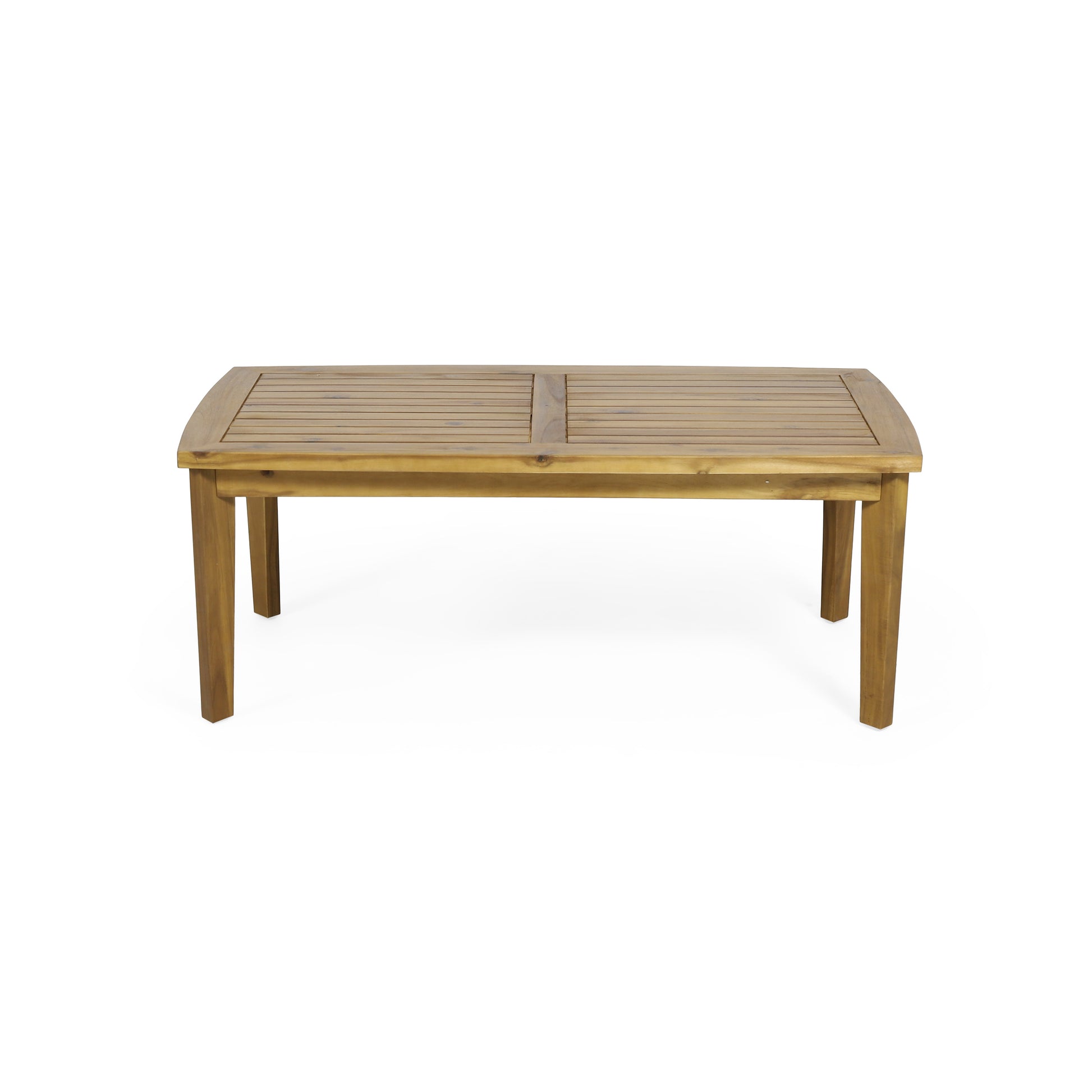 Outdoor Acacia Wood Coffee Table - Brown, 43.25" W
