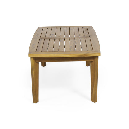 Outdoor Acacia Wood Coffee Table - Brown, 43.25" W