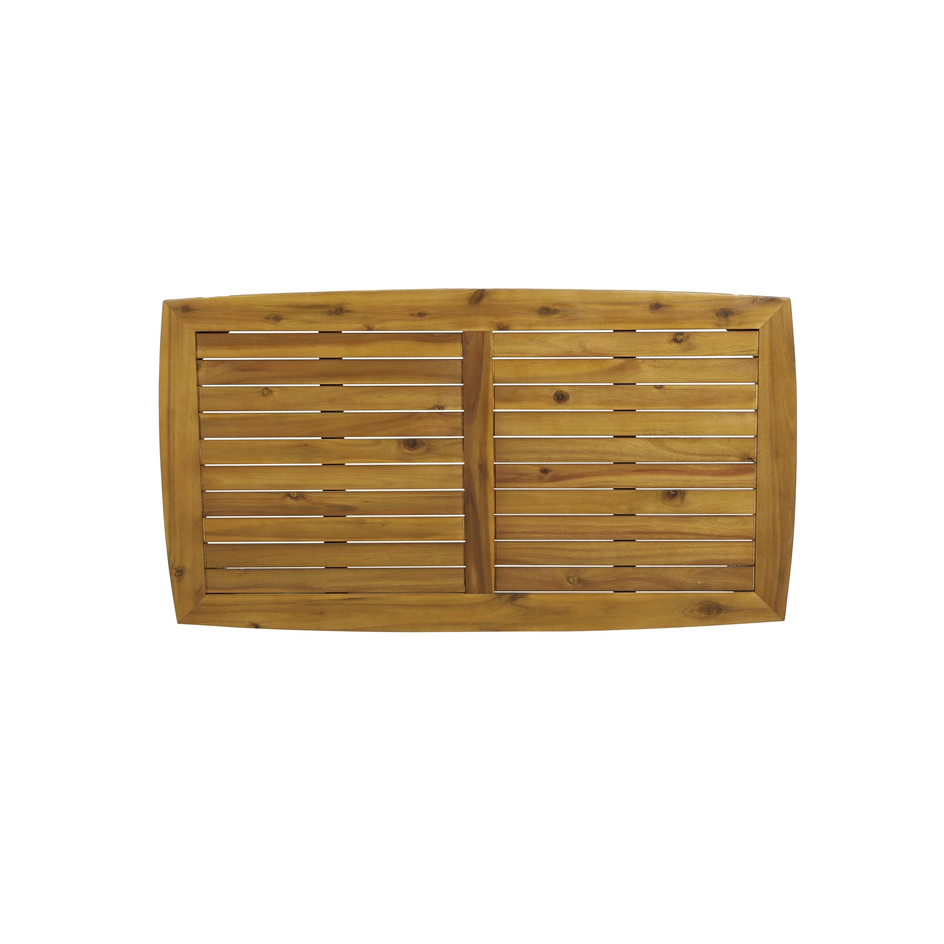 Outdoor Acacia Wood Coffee Table - Brown, 43.25" W