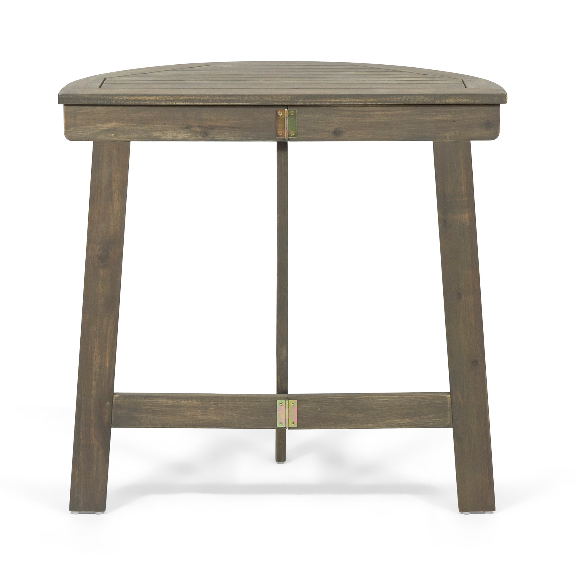 Grey Acacia Wood Folding Bistro Table - 30.75" Outdoor