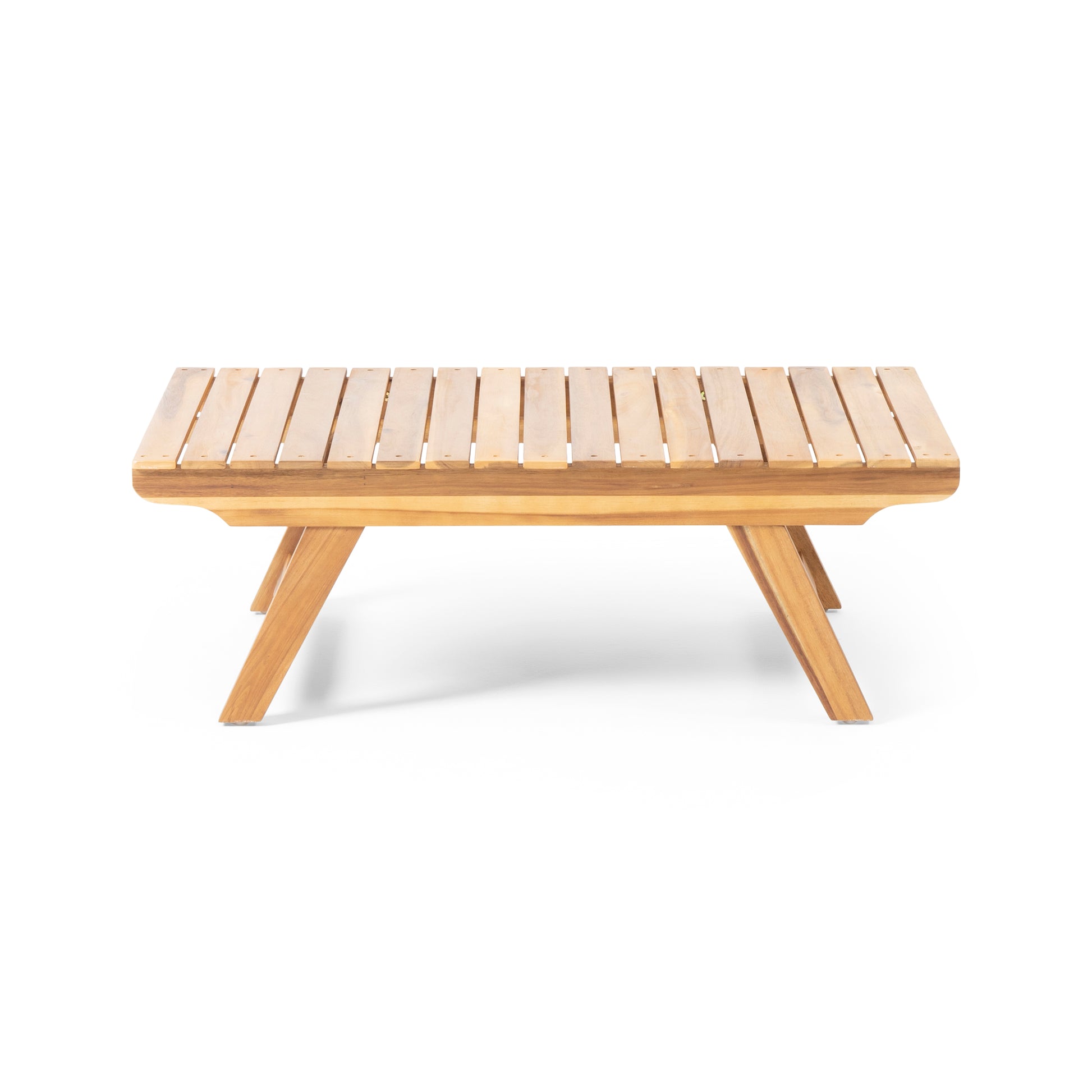 Teak Acacia Wood Coffee Table - Outdoor Patio Set