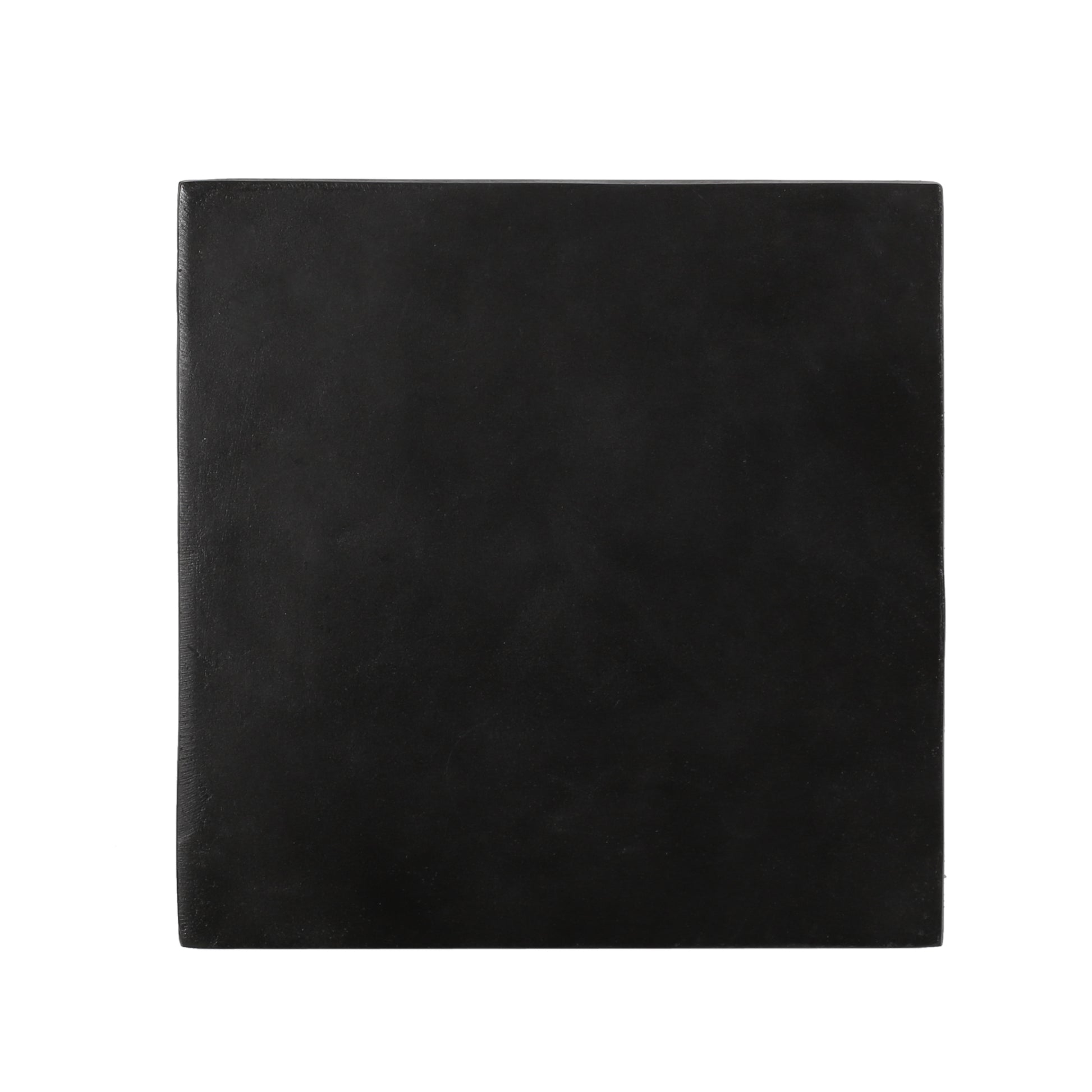 Black Magnesium Oxide Side Table for Garden Patio Use