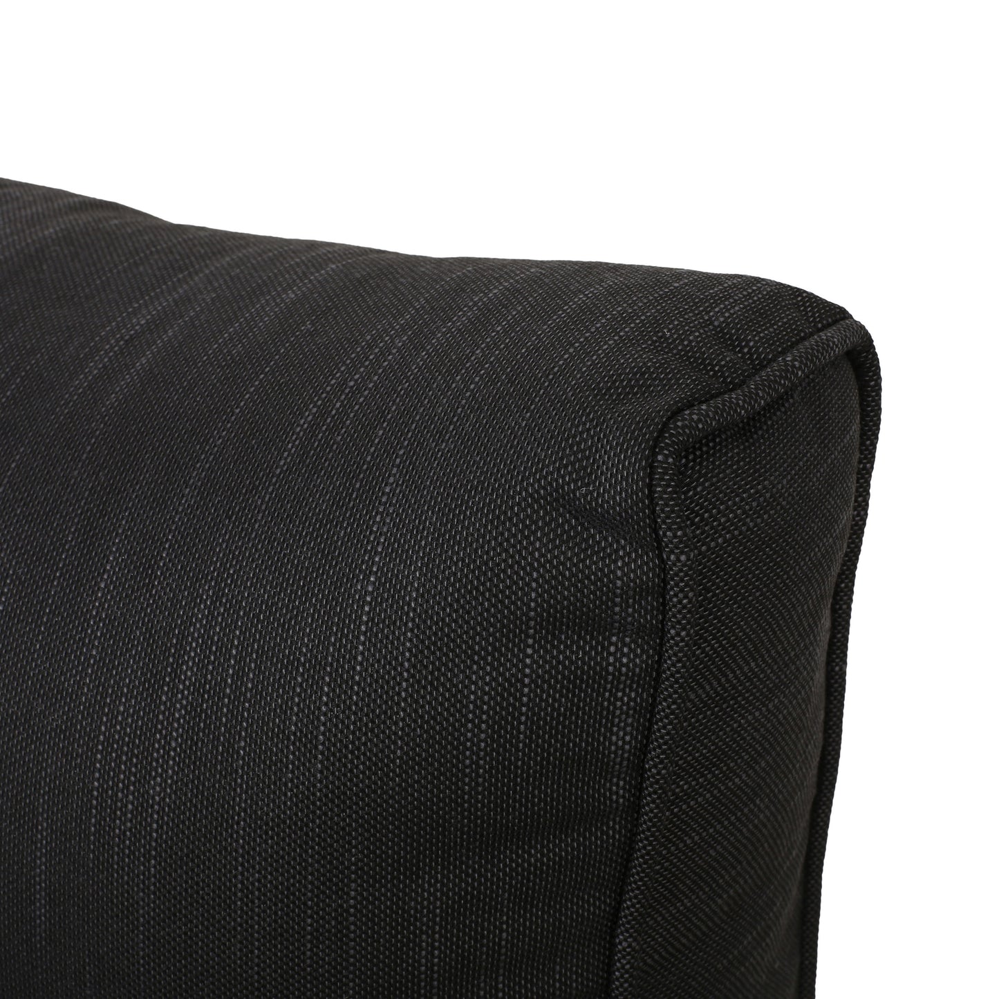 Dark Grey Acacia Wood Patio Loveseat Set - 65" Outdoor Sofa