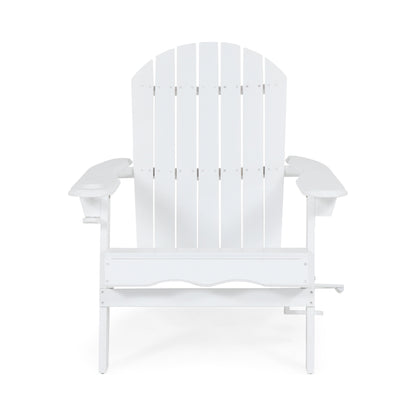 White Adirondack Chair Outdoor Patio Furniture