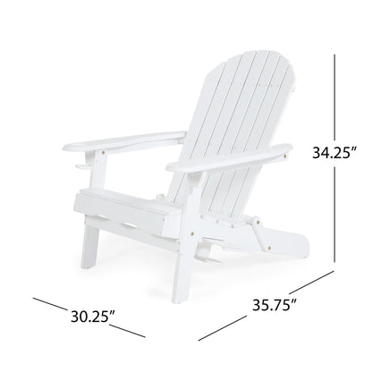 White Adirondack Chair Outdoor Patio Furniture