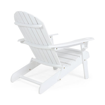 White Adirondack Chair Outdoor Patio Furniture