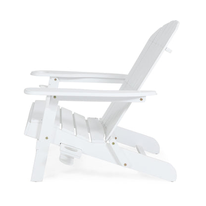 White Adirondack Chair Outdoor Patio Furniture