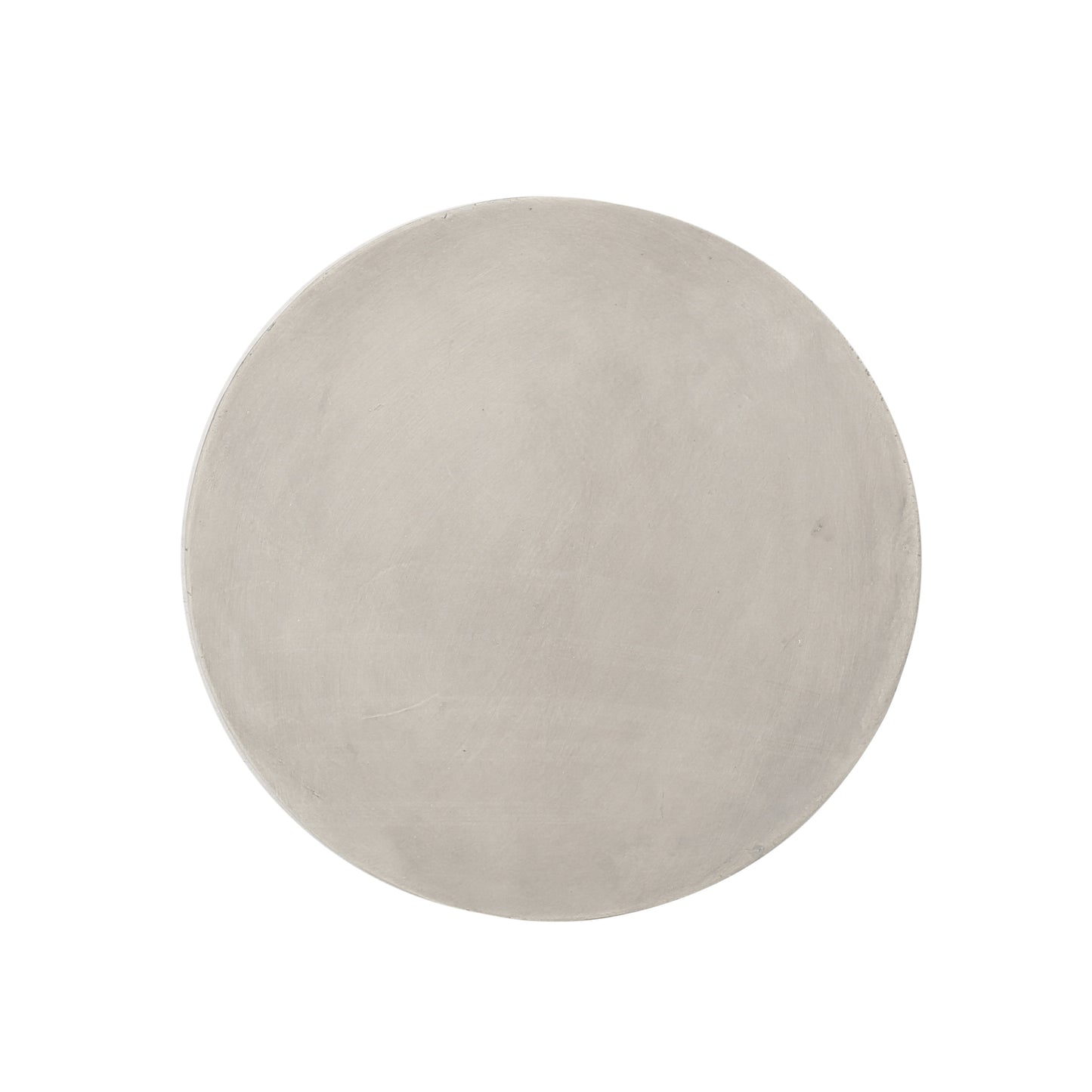 Grey Magnesium Oxide Outdoor Side Table for Poolside Patio