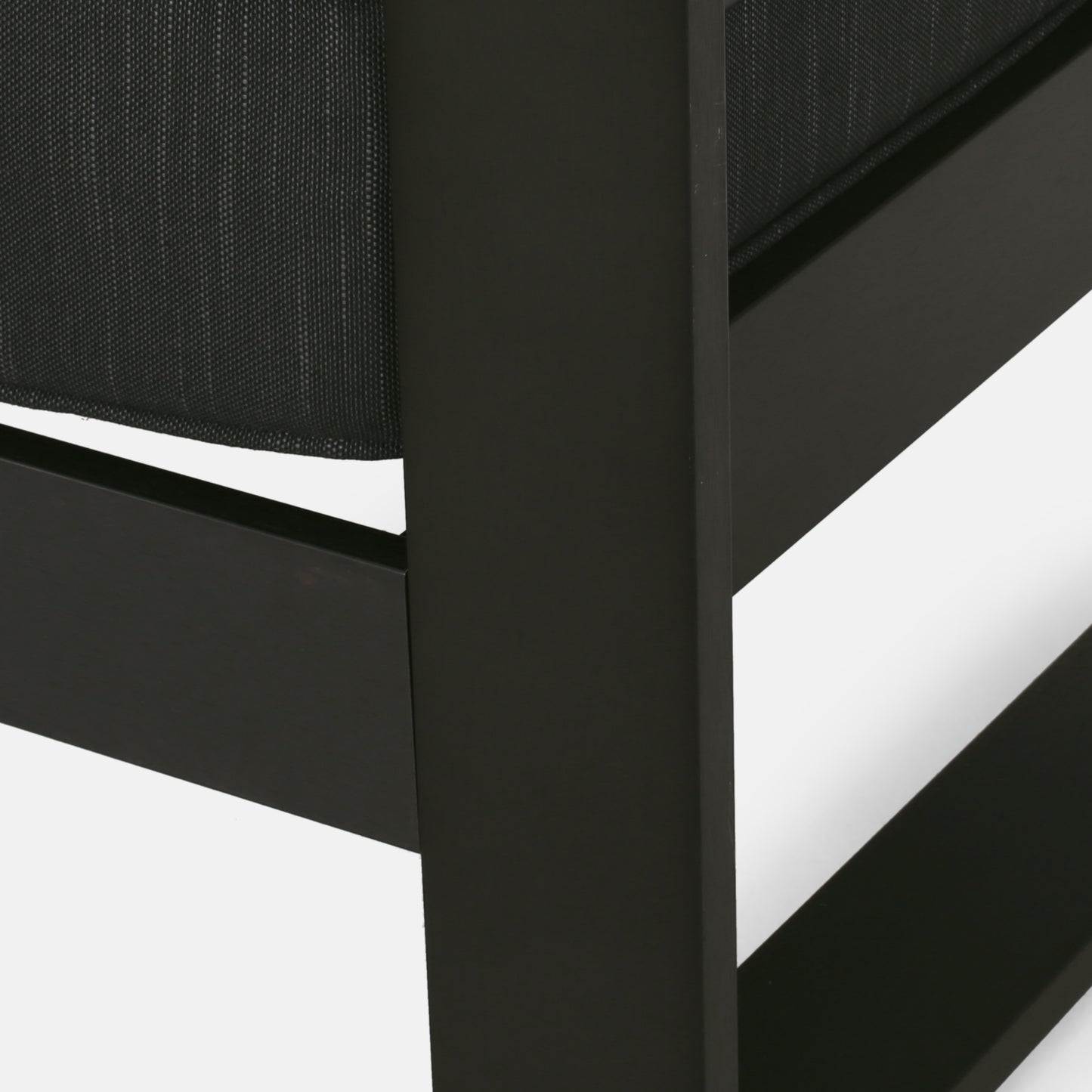Dark Gray Aluminium Loveseat - Patio Furniture Set