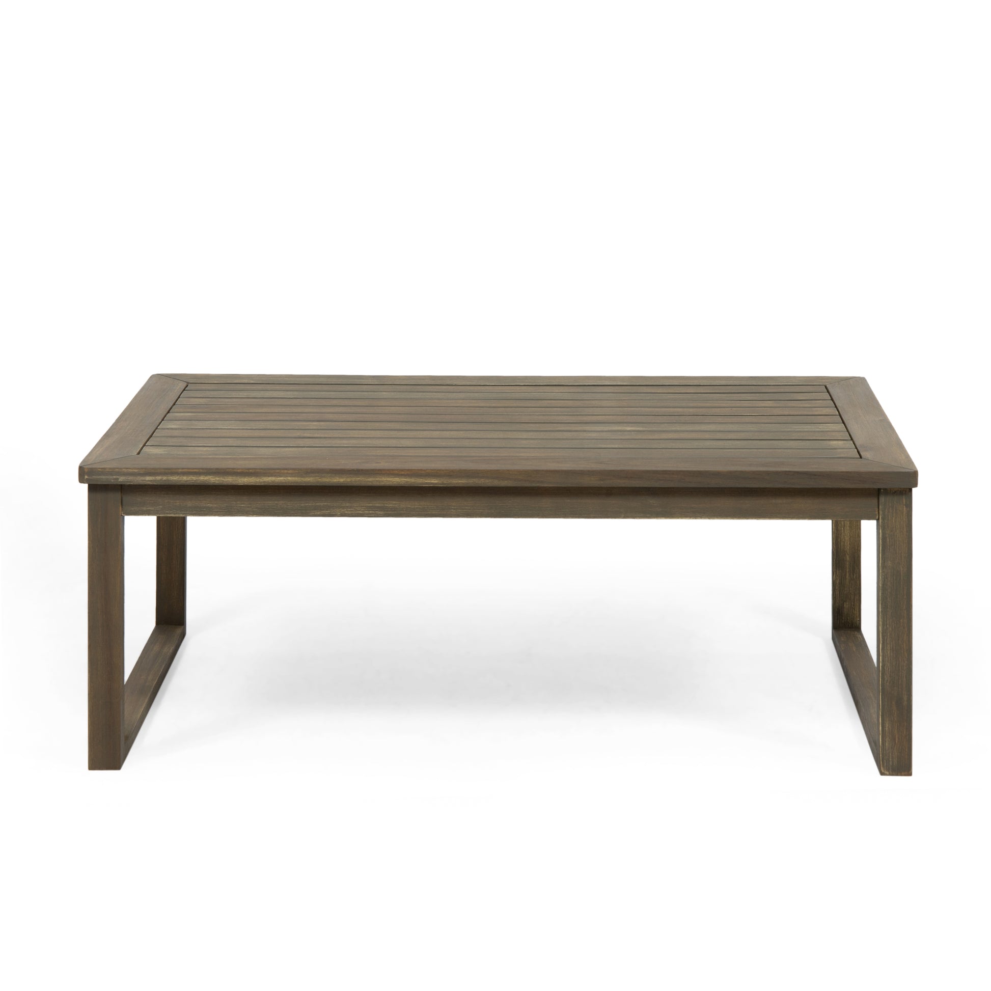 Dark Grey Acacia Wood Patio Furniture Set for Poolside Living